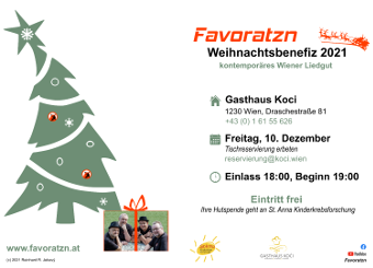 Weihnachsbenefiz 2021 - Miniatur Flyer